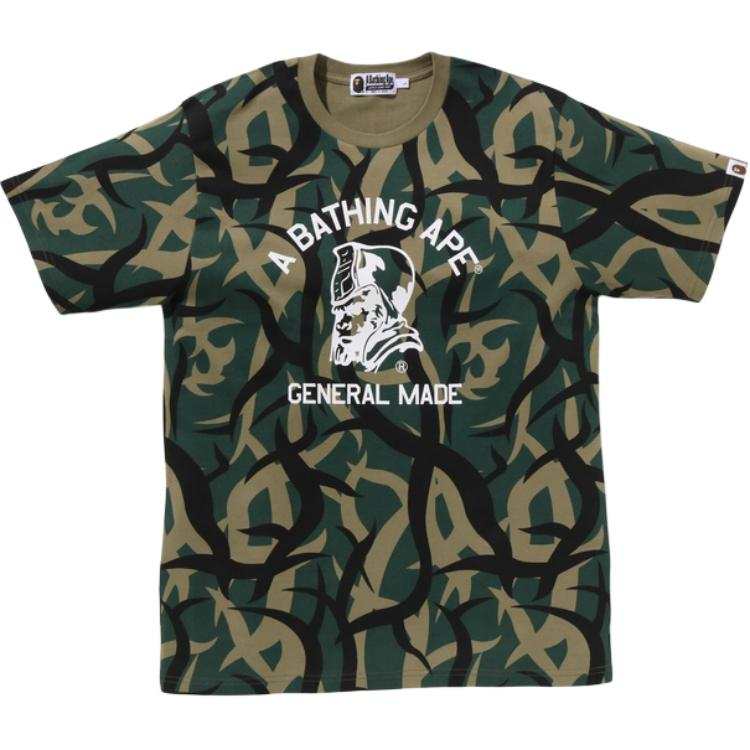 A BATHING APE A Bathing Ape Trial Camo T-shirt