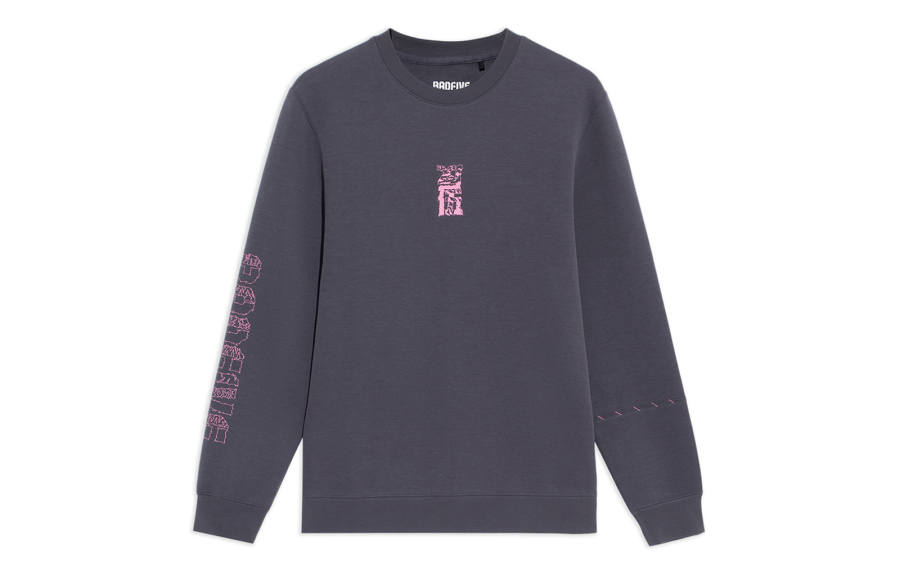 Li-Ning Li Ning Badfive Sweatshirt Men's Earth Surface Gray