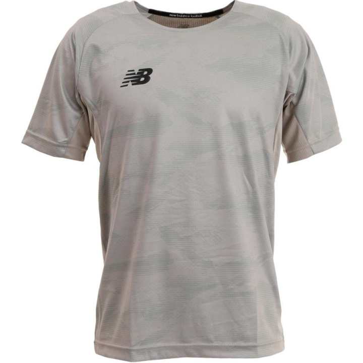 New Balance New Balance T Shirts Men's Gray Crew Neck Moderate