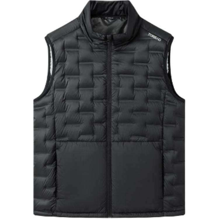 TOREAD Vests Unisex Black Stand Collar Moderate Other