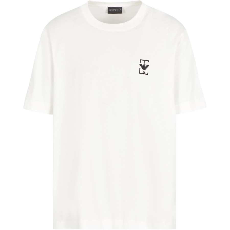 EMPORIO ARMANI Asv Jersey T shirt With Rubberised Logo Print