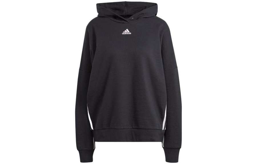 Adidas Adidas Sweatshirts Unisex Black Hooded Moderate Regular