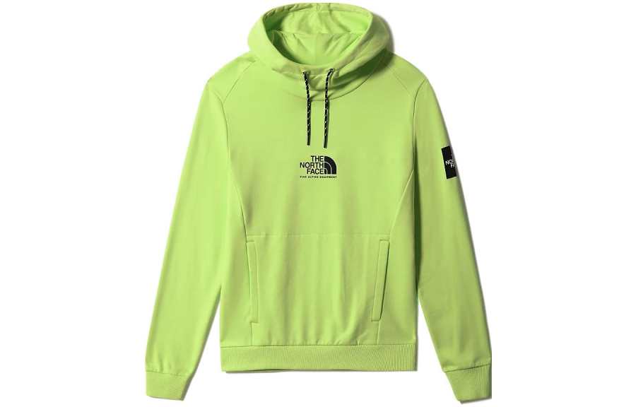 THE NORTH FACE Sweatshirts Men's Green Hooded Moderate Regular