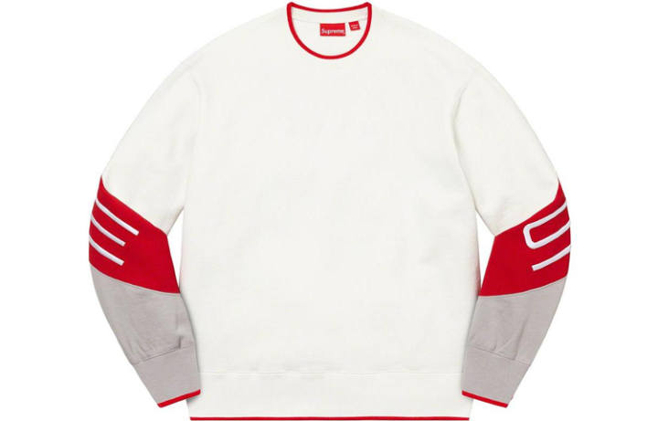 Supreme Supreme embroidered-logo crew-neck sweatshirt