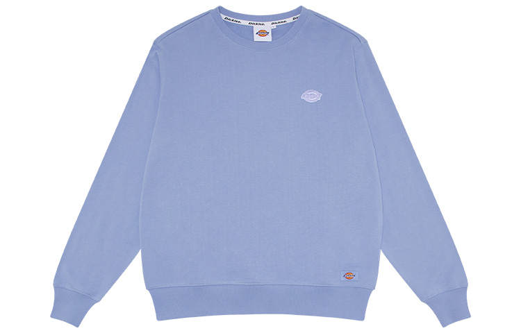 Dickies Sweatshirts Unisex Gray Purple Crew Neck Moderate Heavyweight