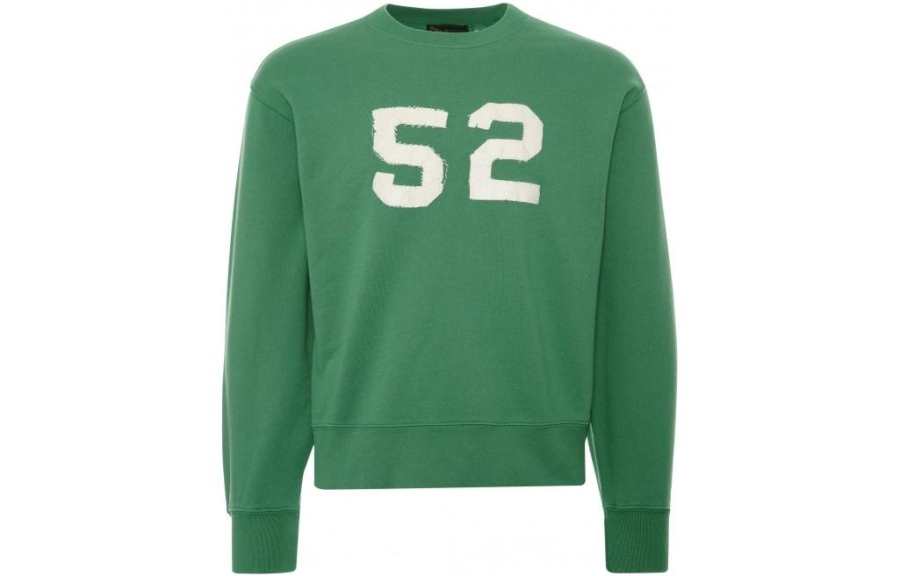 Levis Levis Sweatshirts Men's Green Crew Neck Moderate Regular