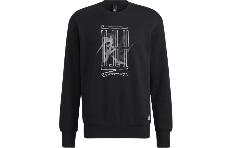 Adidas Adidas Wuji Series Sweatshirts Men's Black Crew Neck Moderate Other