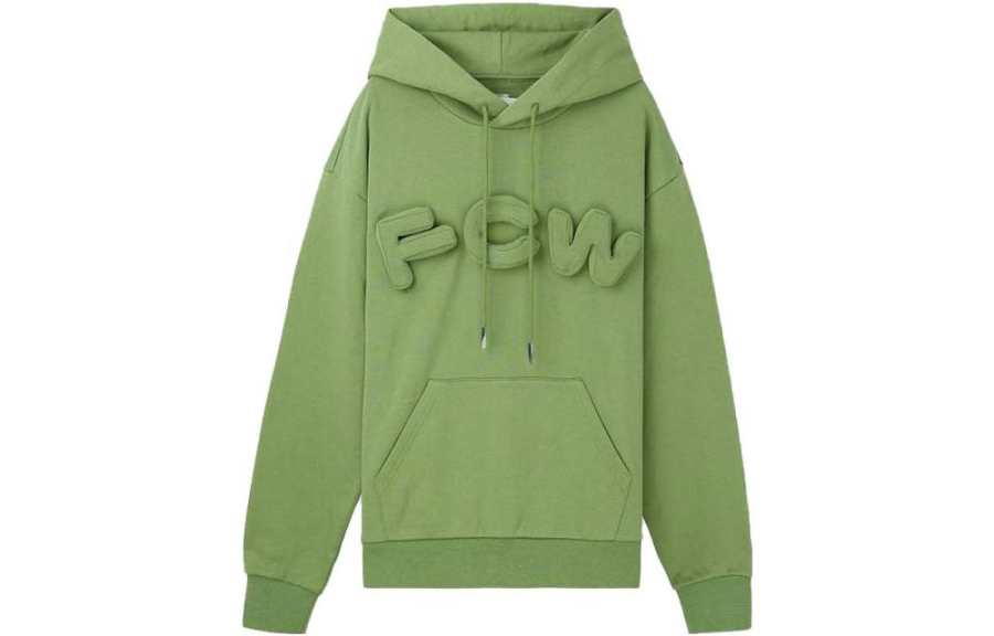 Feng Chen Wang Sweatshirts Men's Green Hooded Moderate