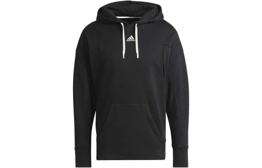 Adidas Adidas Sweatshirts Men's Black Hooded Moderate Regular