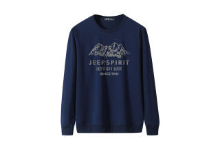JEEP SPIRIT Sweatshirts Men's Crew Neck Moderate Other