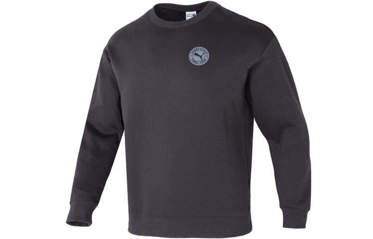 PUMA PUMA Sweatshirts Unisex Black Crew Neck Moderate Regular
