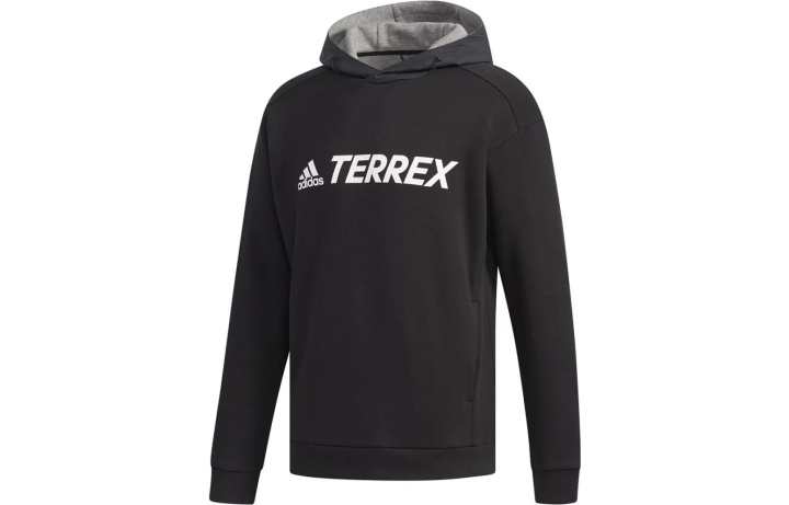 Adidas Adidas Sweatshirts Men's Black Hooded Moderate Regular