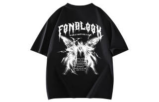 FONDLOOK T Shirts Unisex Crew Neck Moderate