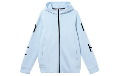 ANTA Variety Training Collection Sweatshirts Men's Blue Hooded Moderate Regular
