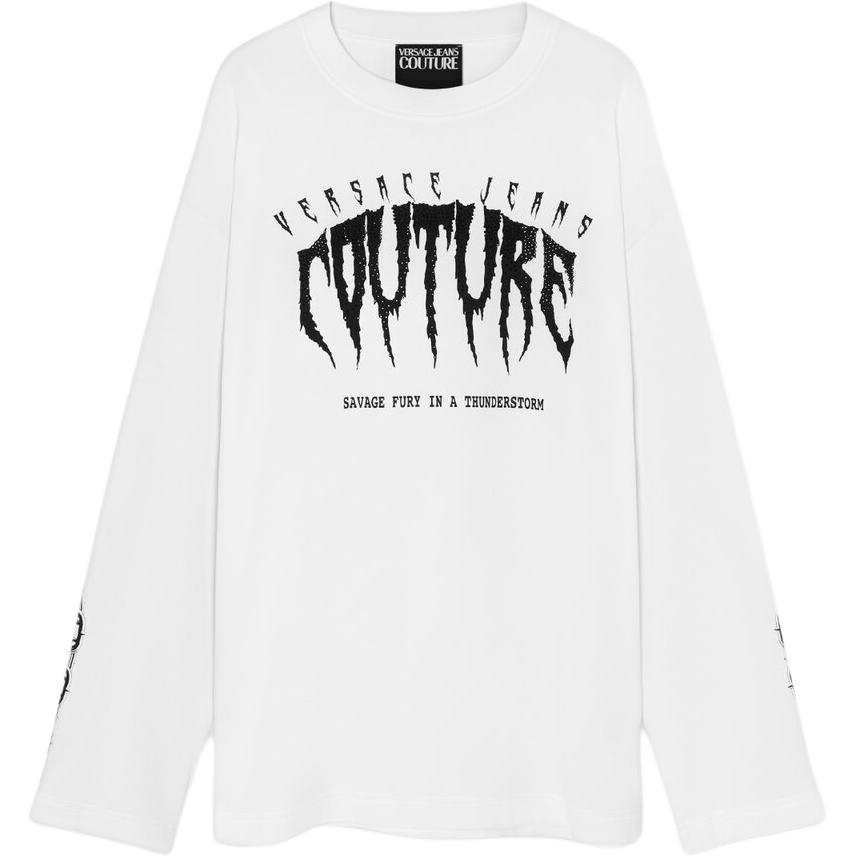 VERSACE JEANS COUTURE Chain Couture Cotton T shirt