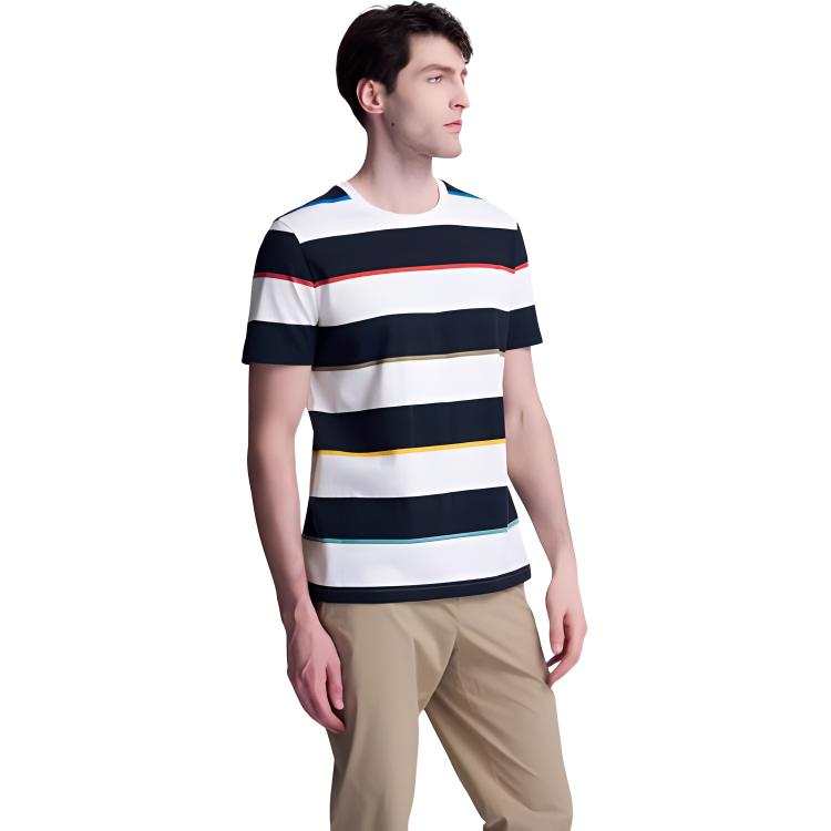 NAUTICA T Shirts Men's Crew Neck Moderate Straight Fit