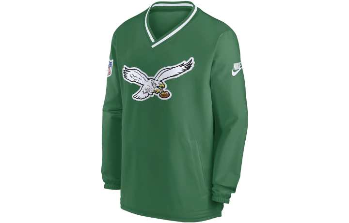 Nike Nike Philadelphia Eagles Logo Men's Nike Nfl Long-Sleeve Windshirt