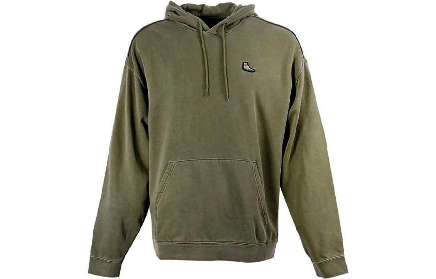 Converse Go To Chuck Taylor Sweatshirts Unisex Green Hooded Moderate Regular
