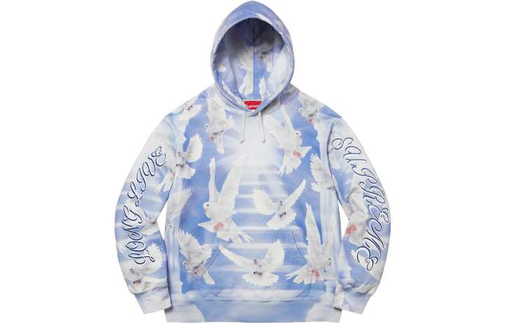 Supreme Supreme Doves graphic-print hoodie