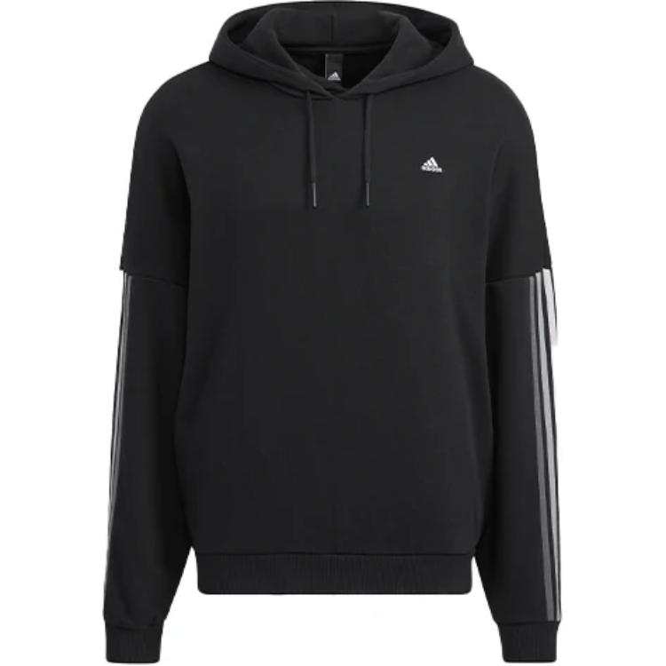 Adidas Adidas Essential Sweatshirts Men's Black Hooded Moderate