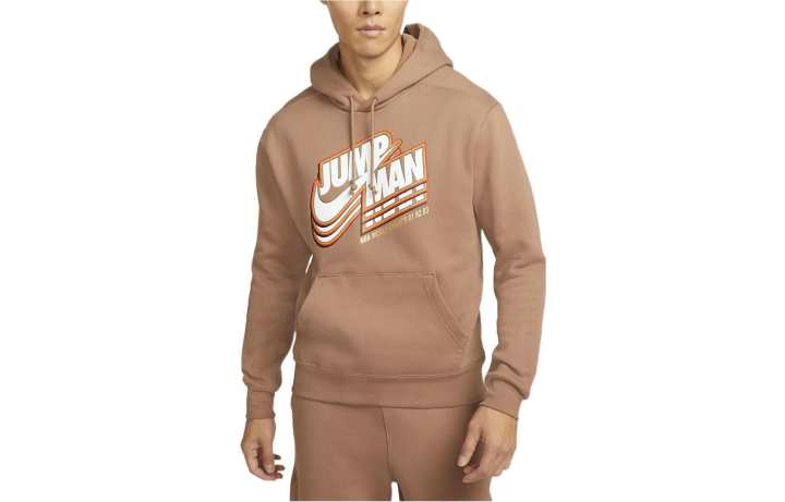 Jordan Jordan Sweatshirts Men's Khaki Hooded Moderate Regular