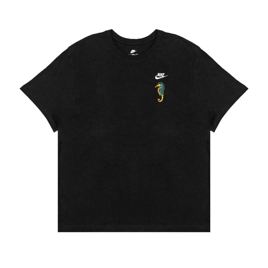 Nike Nike T Shirts Unisex Black Crew Neck Moderate Straight Fit