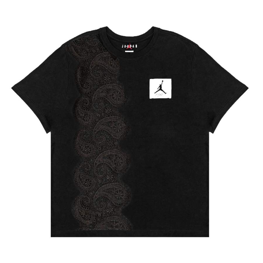 Jordan Jordan T Shirts Unisex Black Crew Neck Moderate Straight Fit