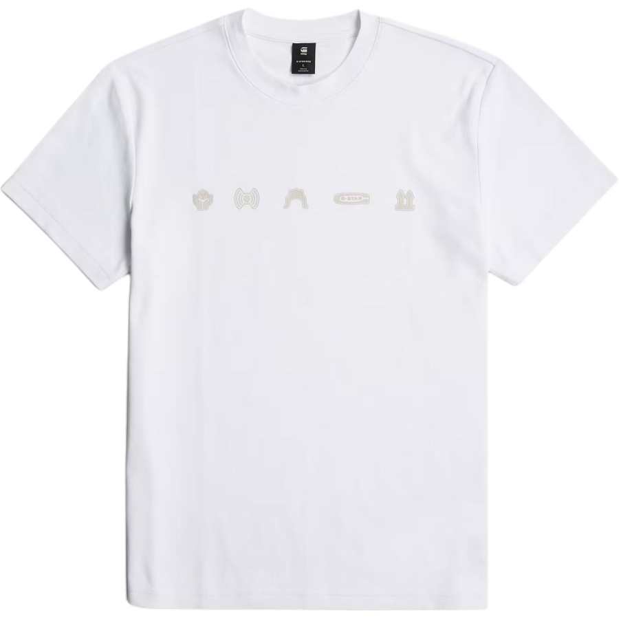 G-STAR RAW G STAR RAW T Shirts Men's White Crew Neck