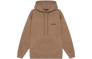 Balenciaga Back Logo Regular Fit Hoodie