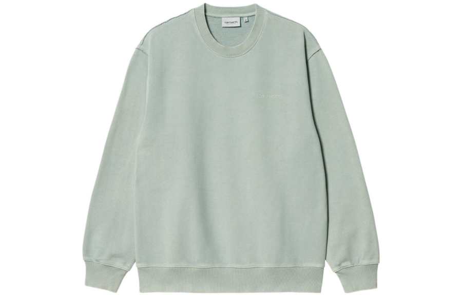 Carhartt WIP Sweatshirts Unisex Light Green Crew Neck Moderate