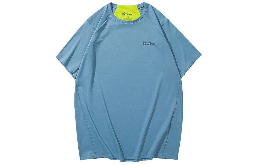 JACK WOLFSKIN T Shirts Men's Crew Neck Moderate Straight Fit