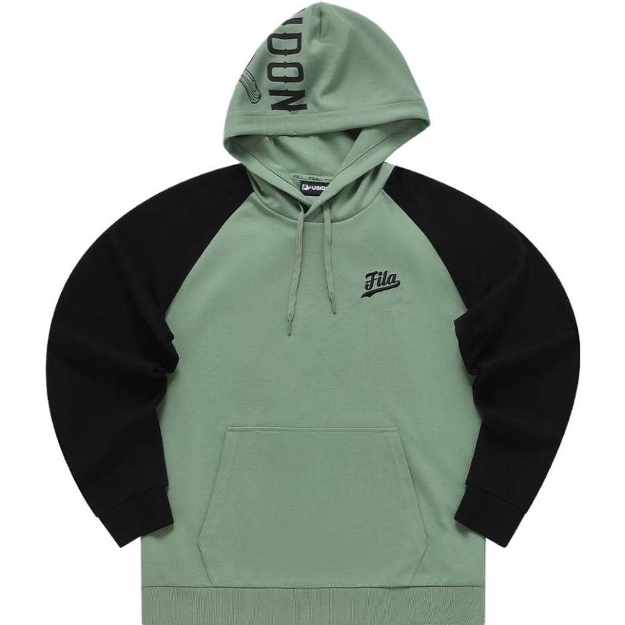 FILA FUSION Sweatshirt Men's Stone Gray Green
