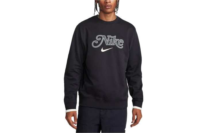 Nike Nike Sweatshirts Men's Black Crew Neck Moderate Regular