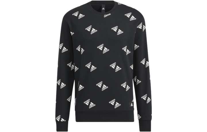 Adidas Adidas Sweatshirts Unisex Black Crew Neck Moderate Regular