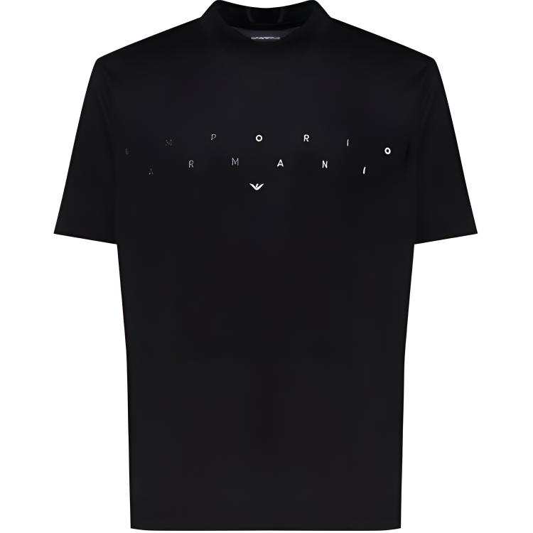 EMPORIO ARMANI T Shirt Men's Black Blue