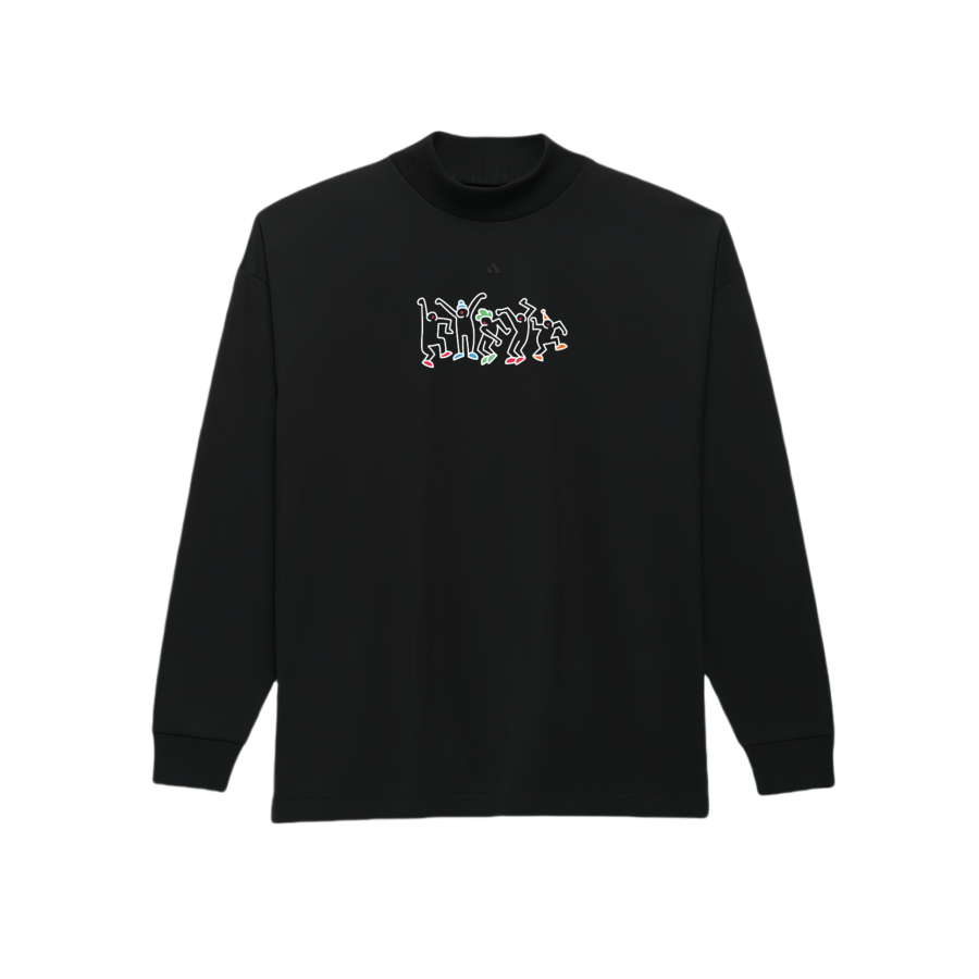 Adidas Adidas T Shirts Unisex Black Crew Neck Straight Fit
