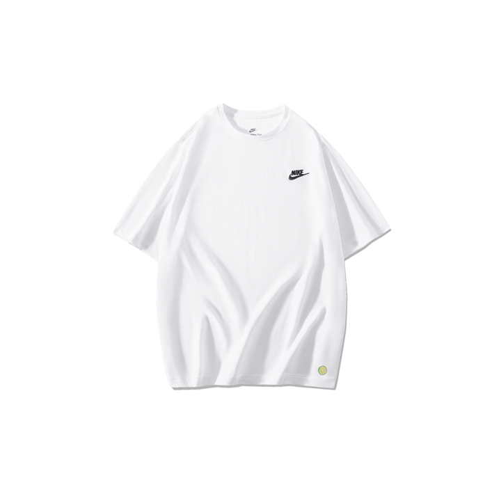 Nike Nike T Shirts Men's White Crew Neck Moderate Straight Fit