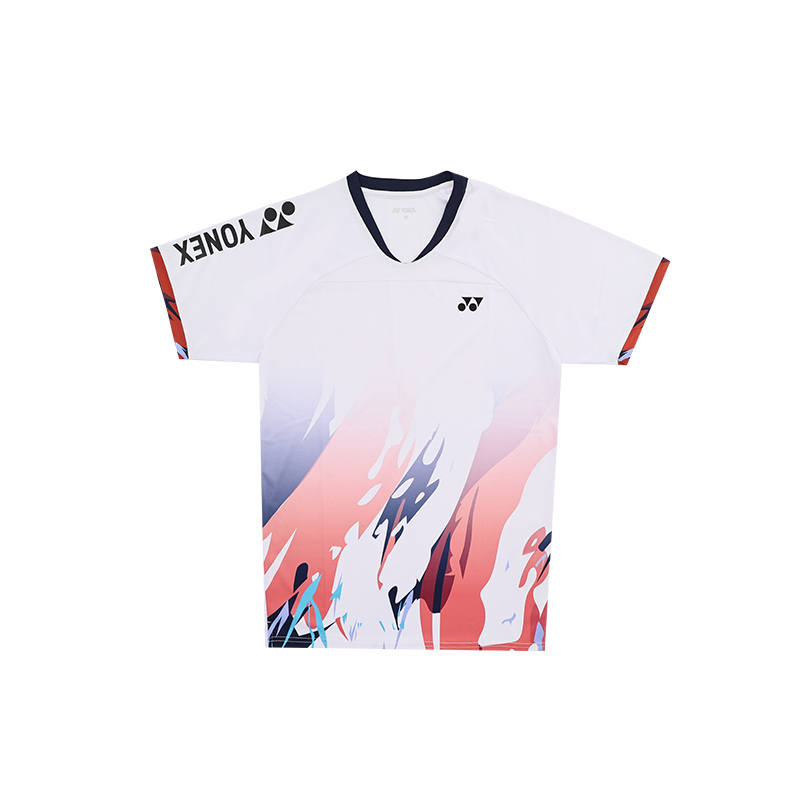 YONEX T Shirts Men's V Neck Moderate