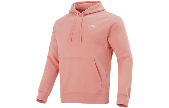 Nike Nike Sweatshirts Men's Pink Hooded Thickened Regular