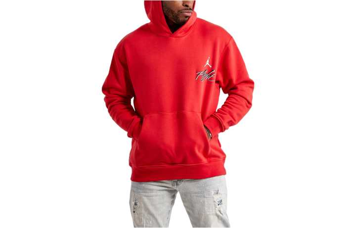 Jordan Jordan Sweatshirts Men's Red Hooded Moderate Regular