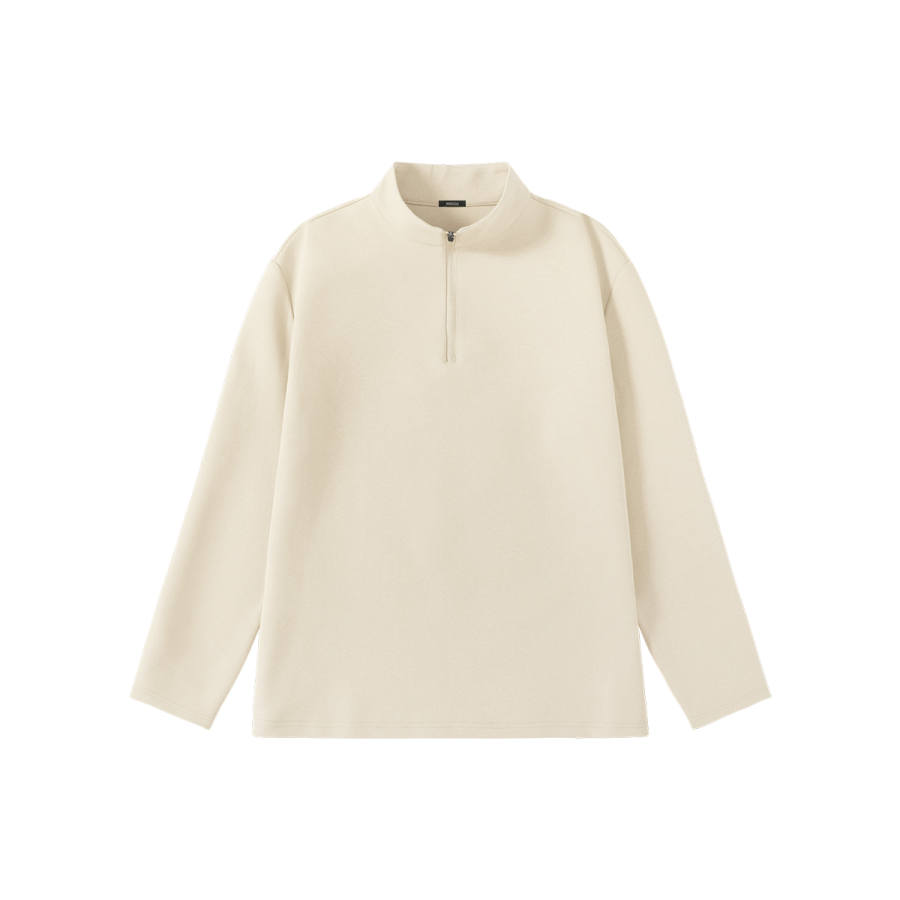 MINISO T Shirts Unisex Stand Collar Moderate Heavyweight