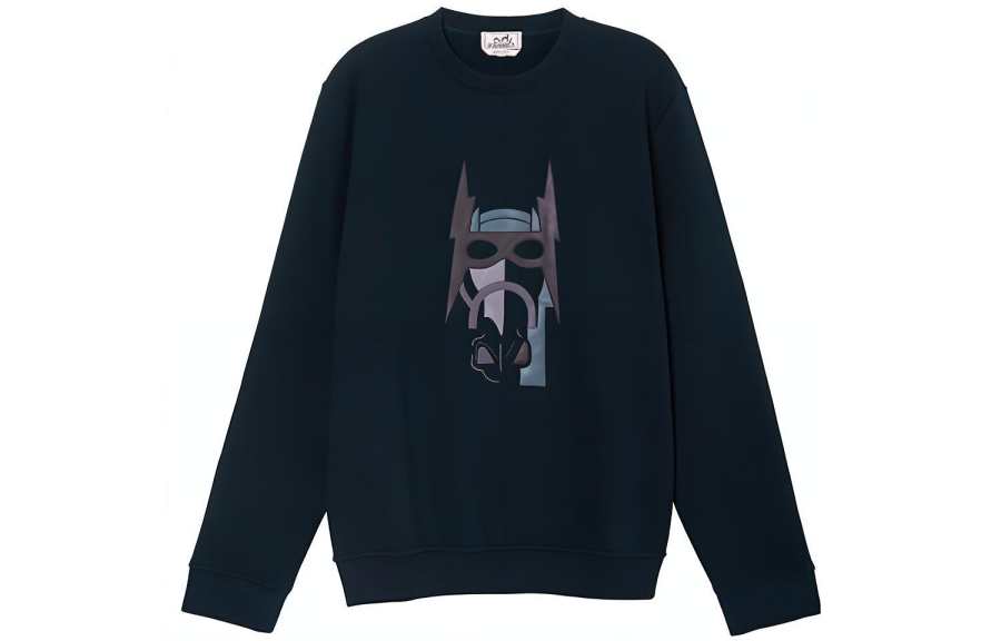 HERMES HERMES FW22 Sweatshirt Men's Marine Blue