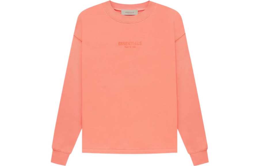 Fear Of God Essentials Sweatshirt Unisex Coral Red