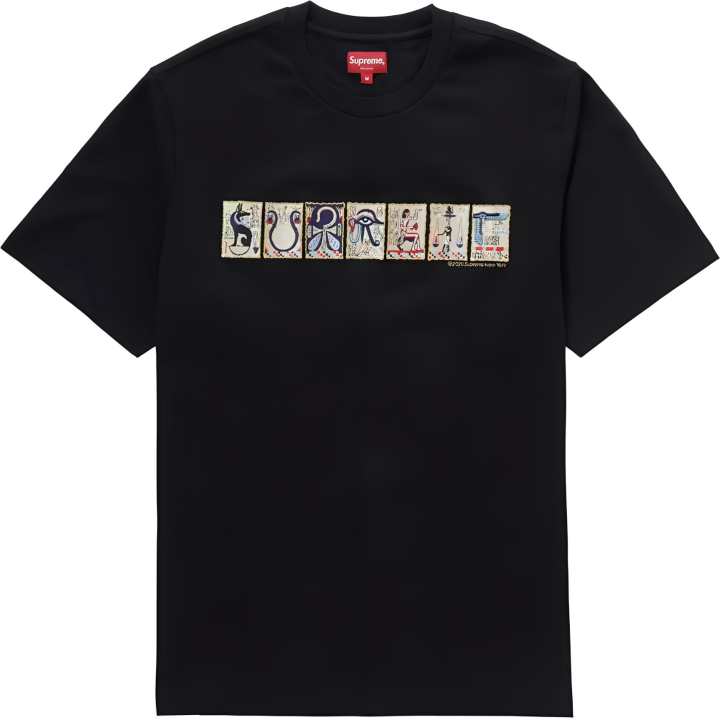 Supreme Supreme T Shirts Unisex Black Crew Neck Moderate Straight Fit