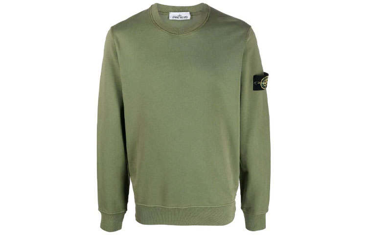 STONE ISLAND 75156 Garment Dyed Cotton Crewneck Sweatshirt