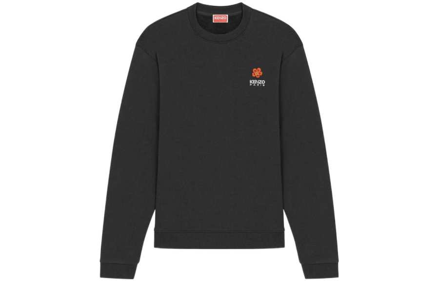 Kenzo Boke Flower-embroidered cotton sweatshirt