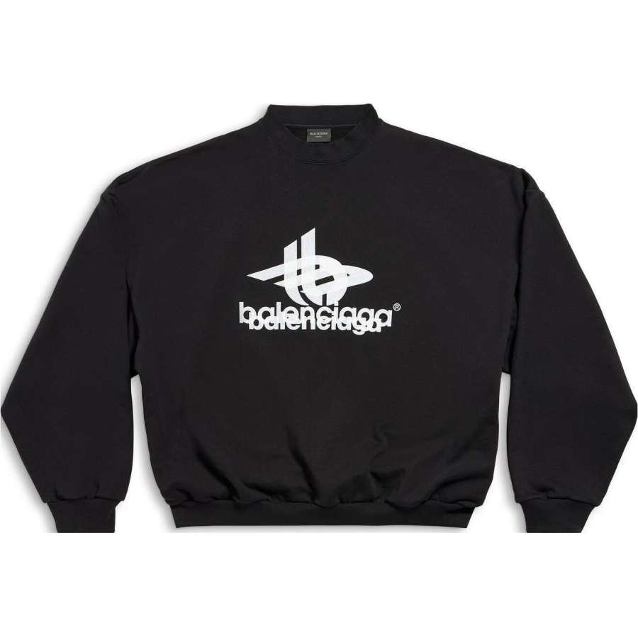 Balenciaga FW23 Sweatshirt Loose Fit Men's Black