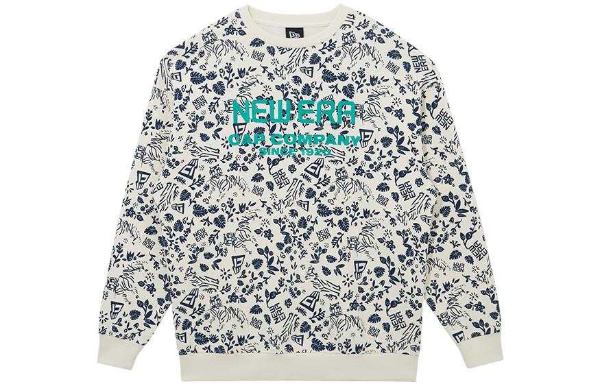 New Era Sweatshirt Unisex Ivory White