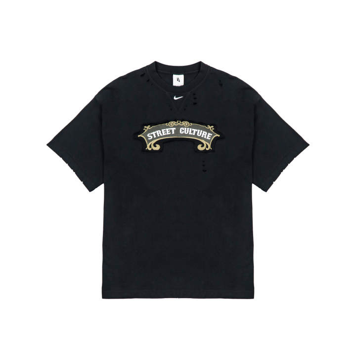 Nike Nike T Shirts Unisex Black Crew Neck Moderate Straight Fit