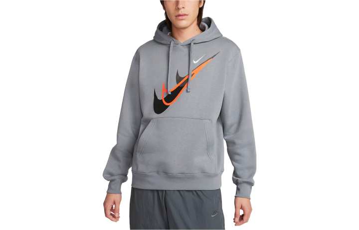 Nike Nike Sweatshirts Men's Gray Hooded Moderate Regular